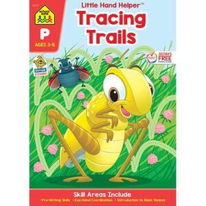 School Zone Tracing Trails Workbook with Stickers -- School Zone